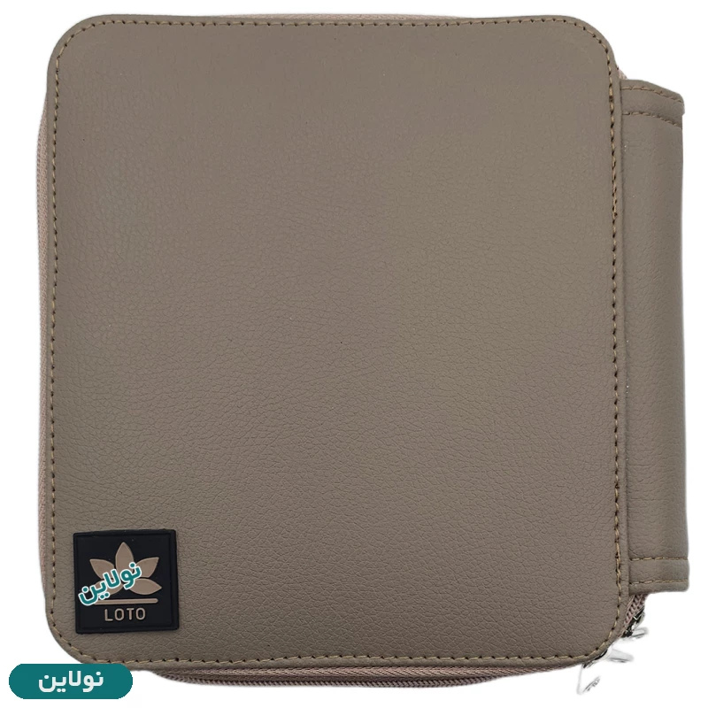 قیمت و خرید کیف مداد رنگی 120 رنگ چهار زیپ لت loto طرح چرمی کد KPB120 | نولاین