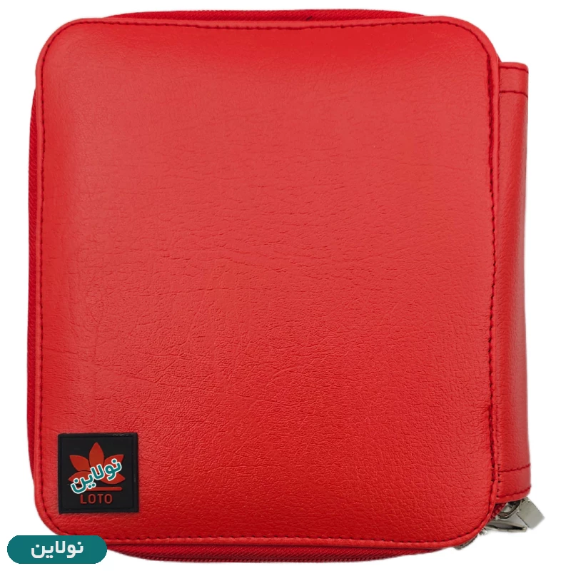 قیمت و خرید کیف مداد رنگی 120 رنگ چهار زیپ لت loto طرح چرمی کد KPB120 | نولاین