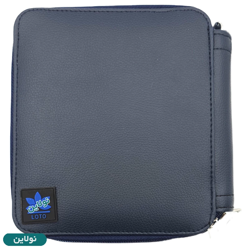 قیمت و خرید کیف مداد رنگی 120 رنگ چهار زیپ لت loto طرح چرمی کد KPB120 | نولاین