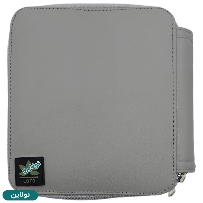 قیمت و خرید کیف مداد رنگی 120 رنگ چهار زیپ لت loto طرح چرمی کد KPB120 | نولاین