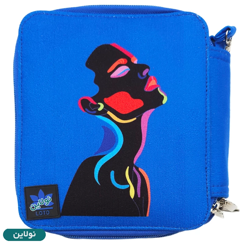 قیمت و خرید کیف مداد رنگی 120 رنگ چهار زیپ لت loto طرح 9 کد KPB120 | نولاین