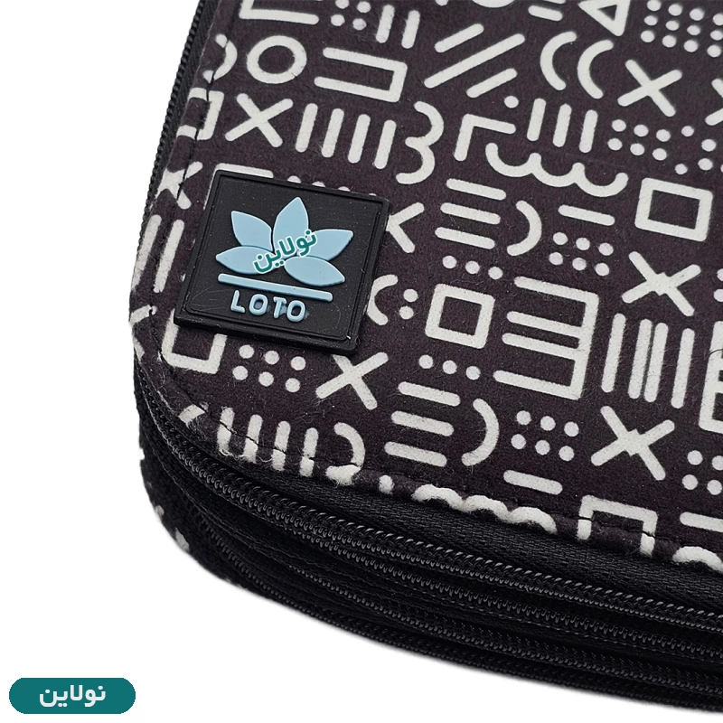 قیمت و خرید کیف مداد رنگی 120 رنگ چهار زیپ لت loto طرح 8 کد KPB120 | نولاین