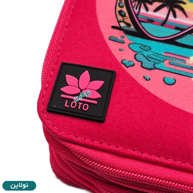 قیمت و خرید کیف مداد رنگی 120 رنگ چهار زیپ لت loto طرح 15 کد KPB120 | نولاین