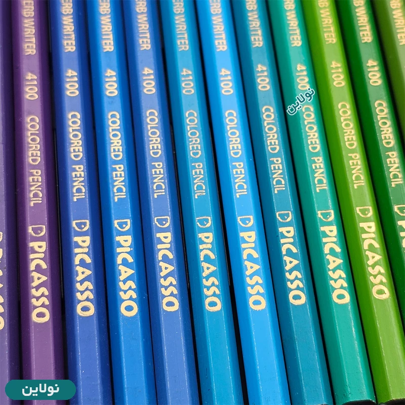 قیمت و خرید مداد رنگی 36 رنگ پیکاسو جعبه فلزی طرح اقیانوس کد GOL36-T | نولاین