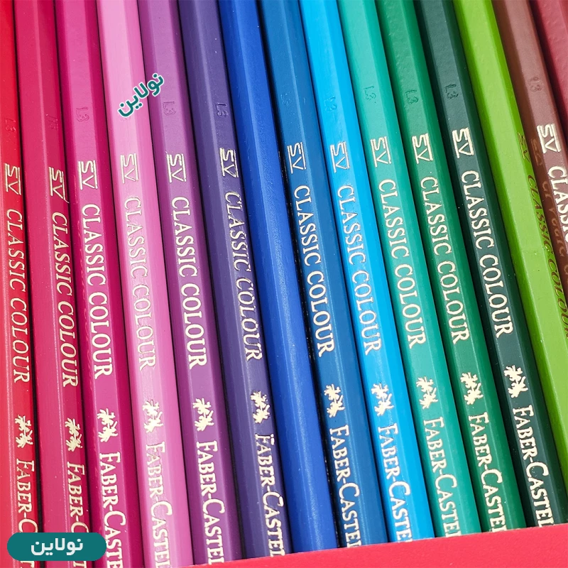 قیمت و خرید مداد رنگی 24 رنگ فابر کاستل مدل کلاسیک جعبه مقوایی کد 115854 | نولاین