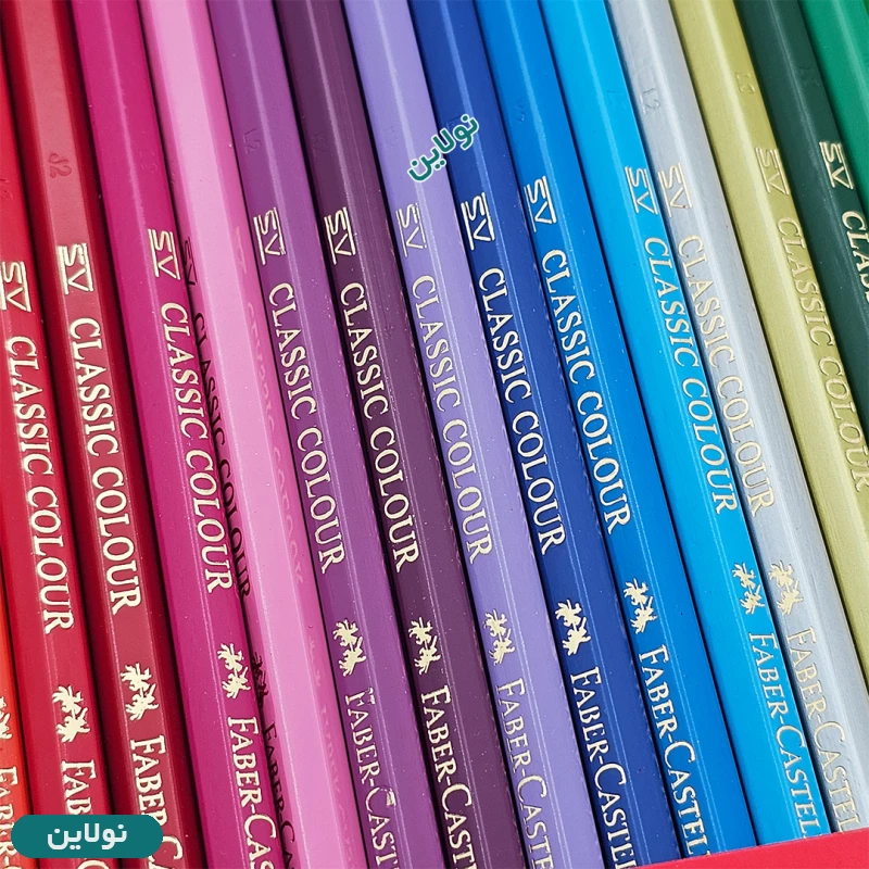 قیمت و خرید مداد رنگی 48 رنگ فابر کاستل مدل کلاسیک جعبه مقوایی + تراش کد 115858 | نولاین