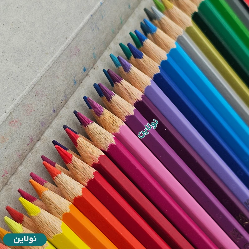 قیمت و خرید مداد رنگی 48 رنگ فابر کاستل مدل کلاسیک جعبه مقوایی + تراش کد 115858 | نولاین