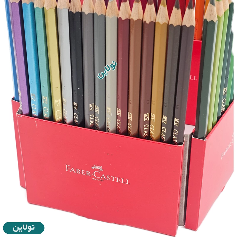 قیمت و خرید مداد رنگی 60 رنگ فابر کاستل مدل کلاسیک جعبه مقوایی کد 111260 | نولاین