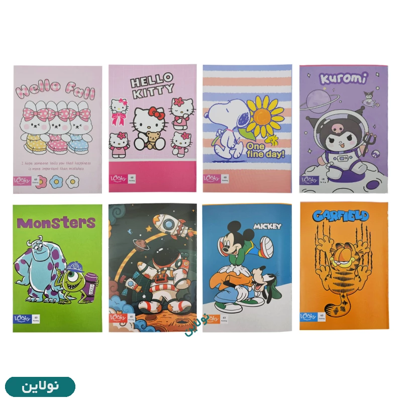 قیمت و خرید دفتر نقاشی 40 برگ لوکی کد DF-301 | نولاین