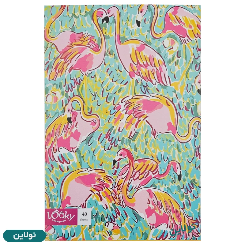 قیمت و خرید دفتر مشق تک خط 40 برگ لوکی بسته 8 عددی DF-300 | نولاین