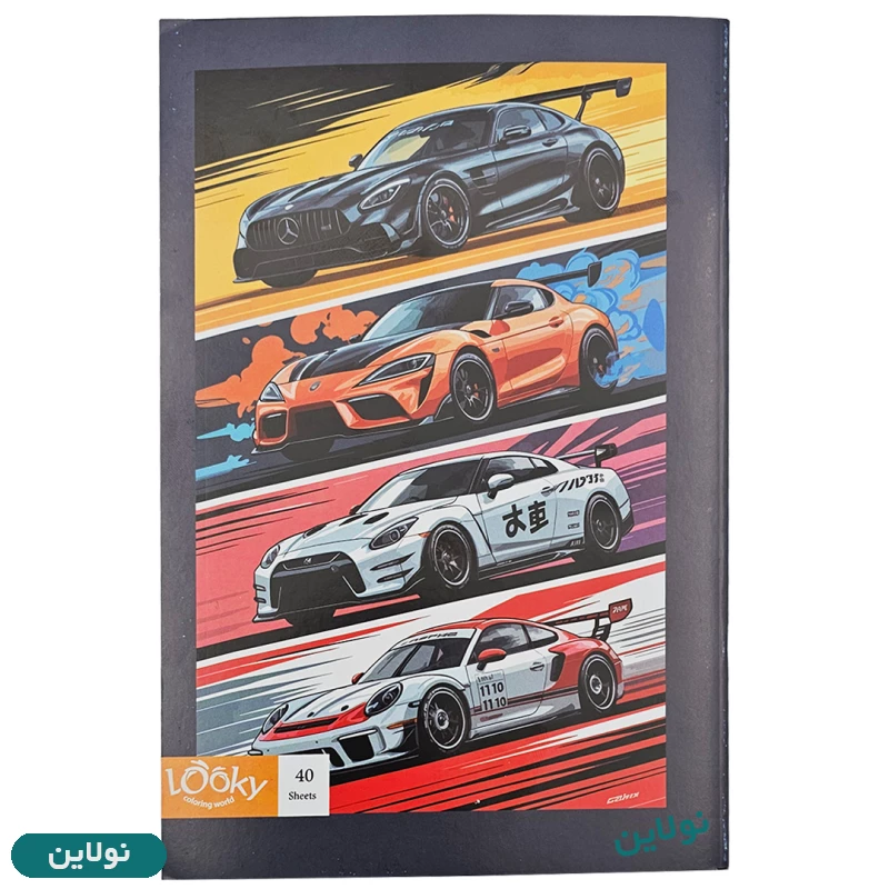 قیمت و خرید دفتر مشق تک خط 40 برگ لوکی DF-300 | نولاین