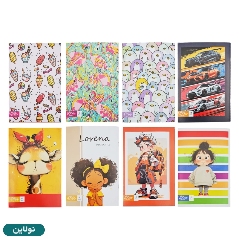 قیمت و خرید دفتر مشق تک خط 40 برگ لوکی DF-300 | نولاین