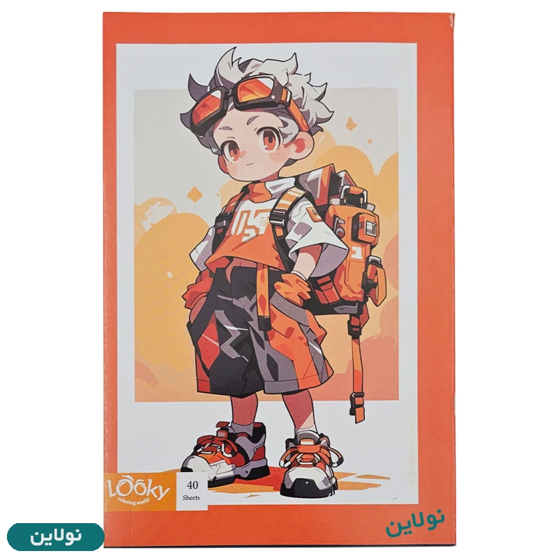 قیمت و خرید دفتر مشق تک خط 40 برگ لوکی بسته 8 عددی DF-300 | نولاین