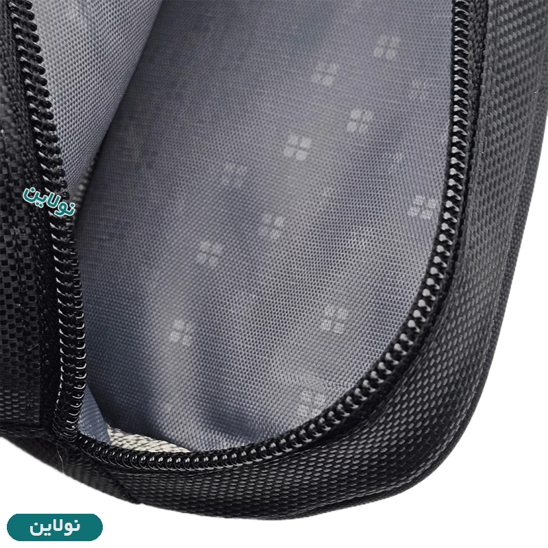 قیمت و خرید جامدادی پارچه ای 2 زیپ پیکاسو سری طوسی کد E3 | نولاین
