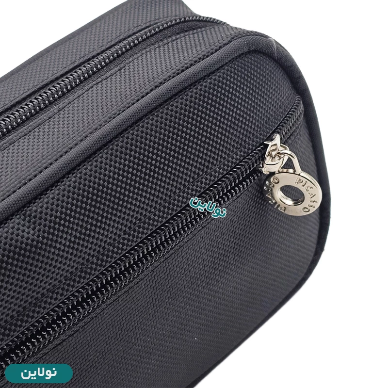 قیمت و خرید جامدادی پارچه ای 2 زیپ پیکاسو سری آبی کد E3 | نولاین