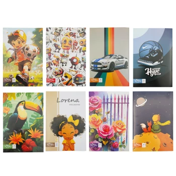 دفتر مشق تک خط 60 برگ لوکی کد DF-302 | نولاین