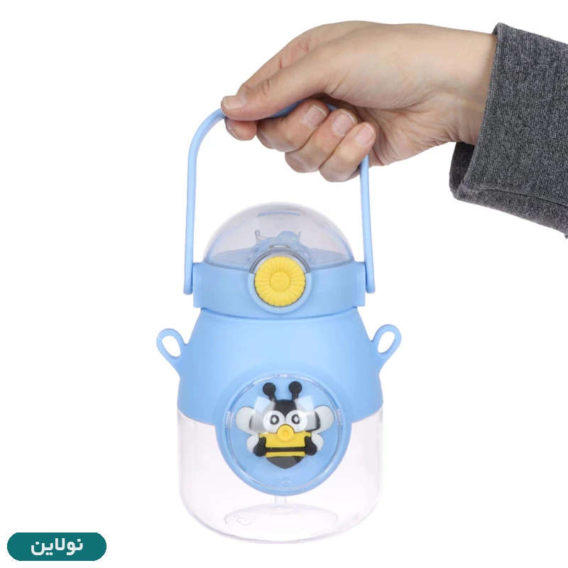 قیمت و خرید قمقمه فانتزی دسته دار طرح زنبورک | نولاین