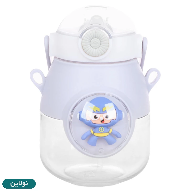 قیمت و خرید قمقمه فانتزی دسته دار طرح ابرقهرمان | نولاین