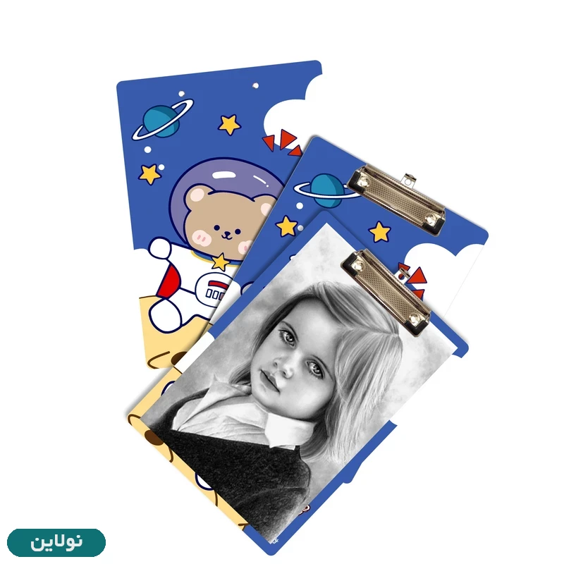 قیمت و خرید تخته شاسی A4 چوبی طرح خرس فضانورد مستر راد کد 2399 | نولاین