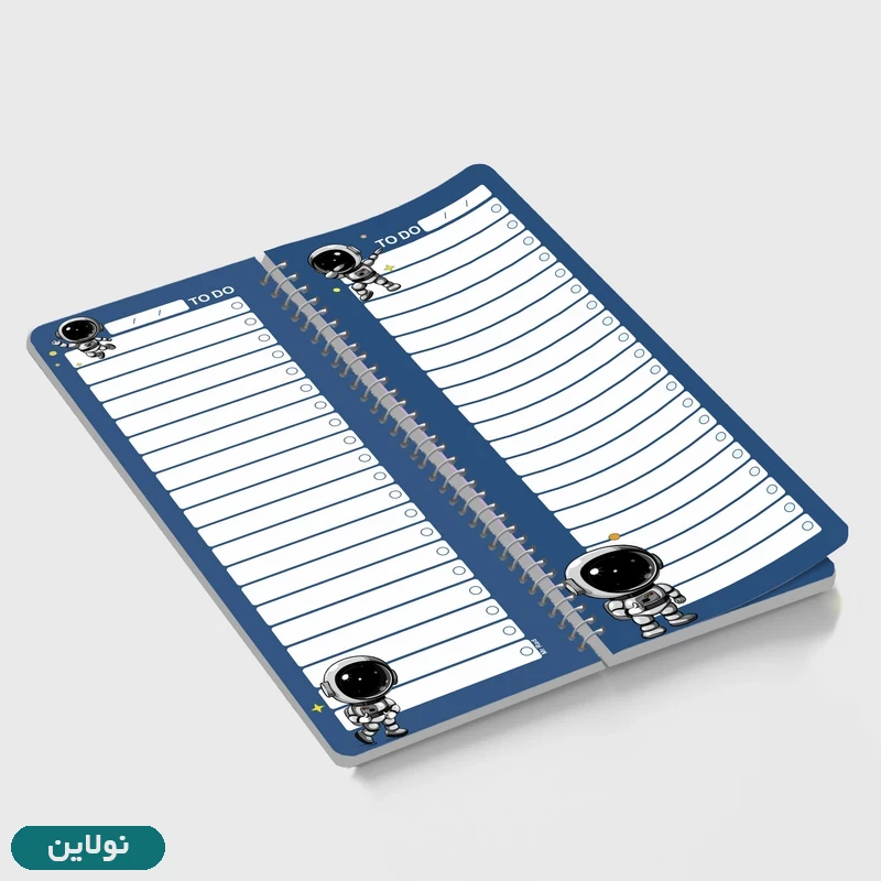 قیمت و خرید دفتر تودولیست طرح فضانورد مستر راد کد 1985 | نولاین