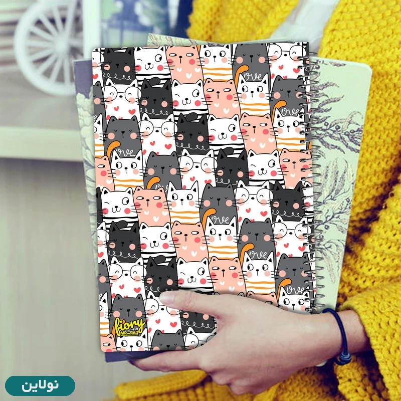 قیمت و خرید دفتر مشق تک خط 50 برگ طرح گربه فانتزی مستر راد کد 2178 | نولاین