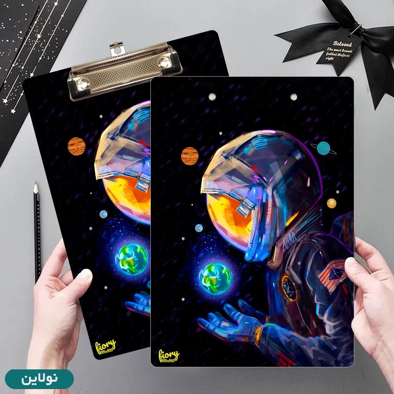 قیمت و خرید تخته شاسی A4 چوبی طرح فضانورد مستر راد کد 2397 | نولاین