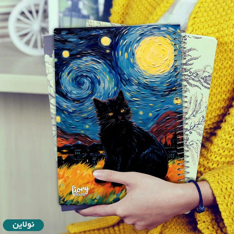 قیمت و خرید دفتر مشق تک خط 50 برگ طرح ماه پیشی ونگوک مستر راد کد 2719 | نولاین