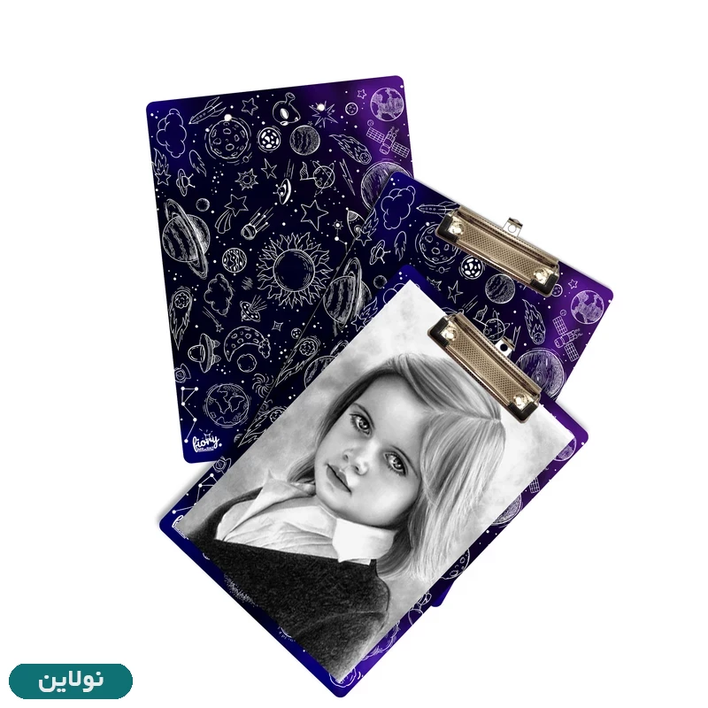 قیمت و خرید تخته شاسی A4 چوبی طرح کهکشانی مستر راد کد 2374 | نولاین