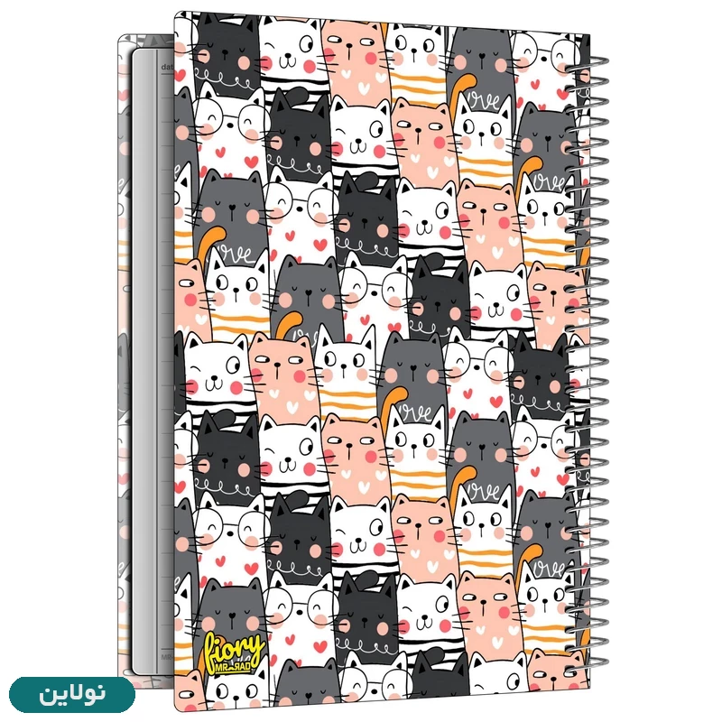 قیمت و خرید دفتر مشق تک خط 50 برگ طرح گربه فانتزی مستر راد کد 2178 | نولاین