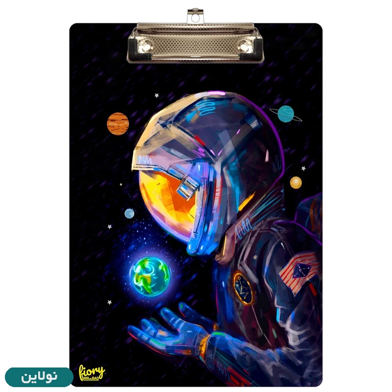 قیمت و خرید تخته شاسی A4 چوبی طرح فضانورد مستر راد کد 2397 | نولاین