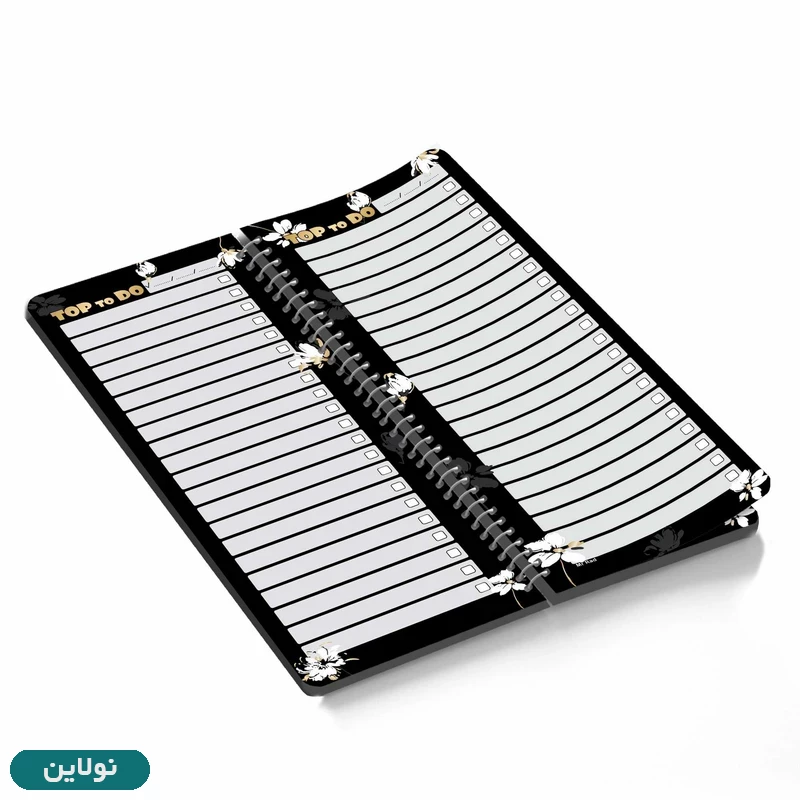 قیمت و خرید دفتر تودولیست طرح گل آرزوها مستر راد کد 1825 | نولاین