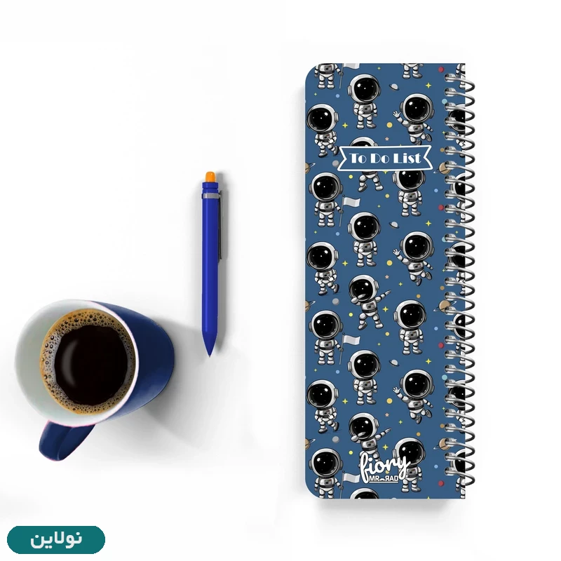 قیمت و خرید دفتر تودولیست طرح فضانورد مستر راد کد 1985 | نولاین