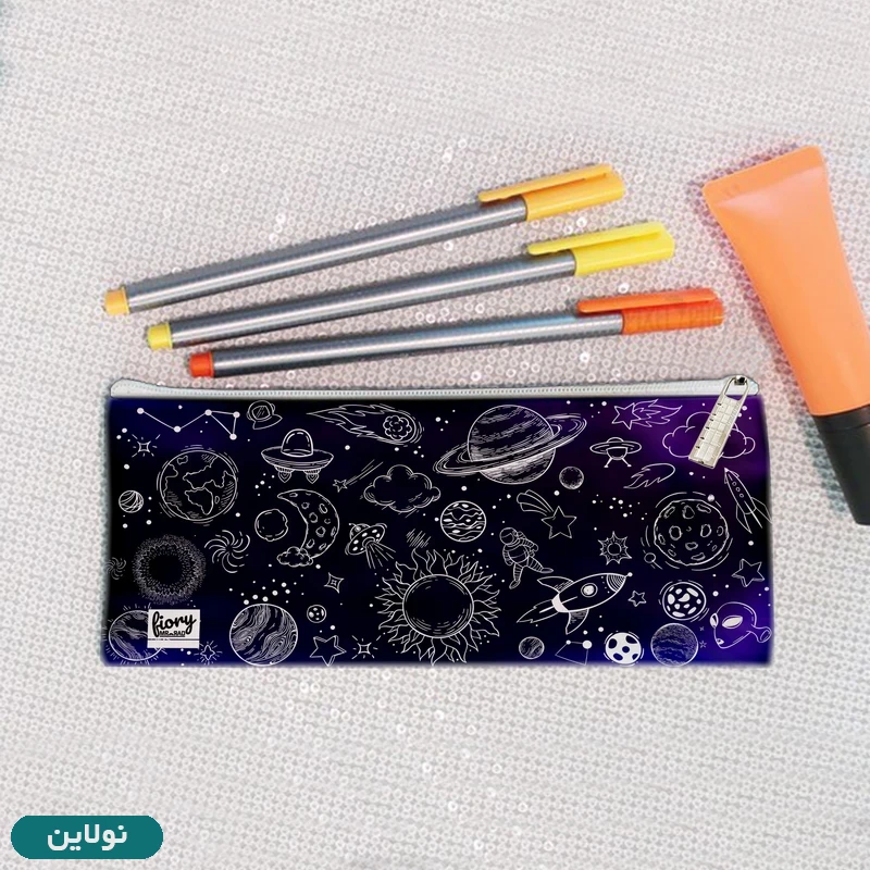 قیمت و خرید جامدادی تک زیپ مستر راد طرح فضایی کد 2085 | نولاین