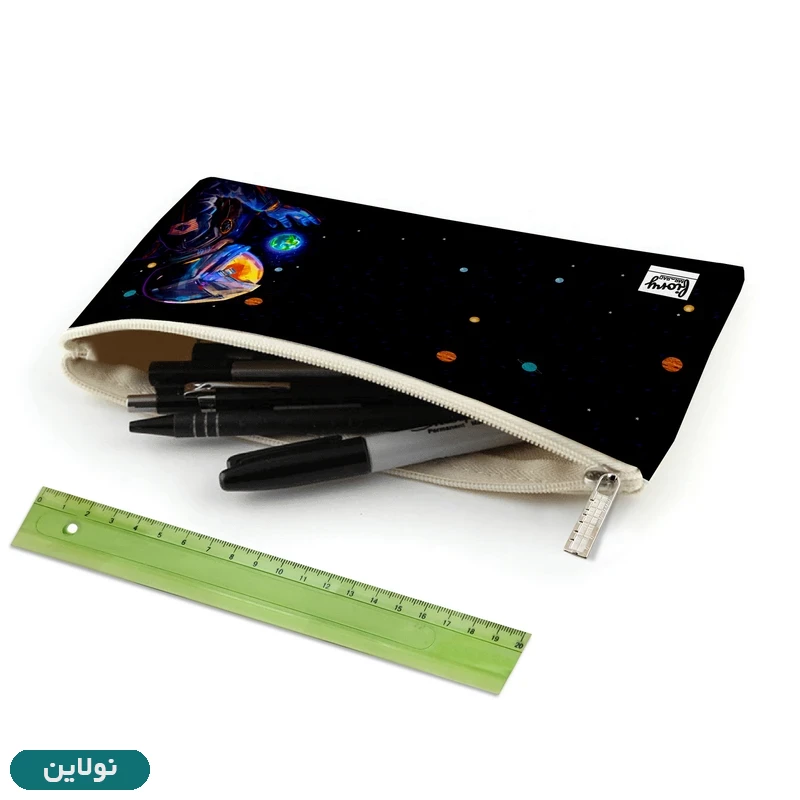 قیمت و خرید جامدادی تک زیپ مستر راد طرح فضانورد کد 2087 | نولاین