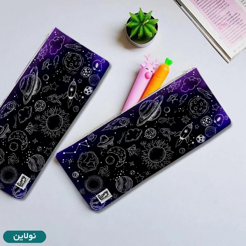 قیمت و خرید جامدادی تک زیپ مستر راد طرح فضایی کد 2085 | نولاین