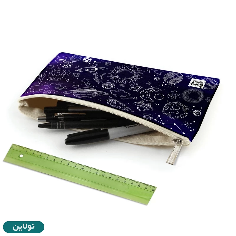 قیمت و خرید جامدادی تک زیپ مستر راد طرح فضایی کد 2085 | نولاین