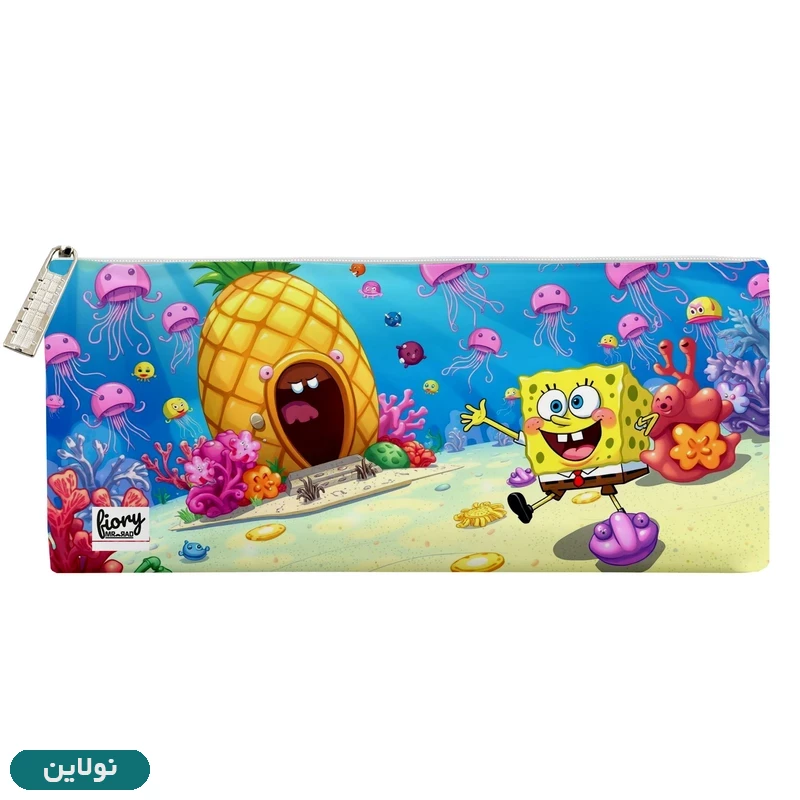 قیمت و خرید جامدادی تک زیپ مستر راد طرح باب اسفنجی کد 2776 | نولاین