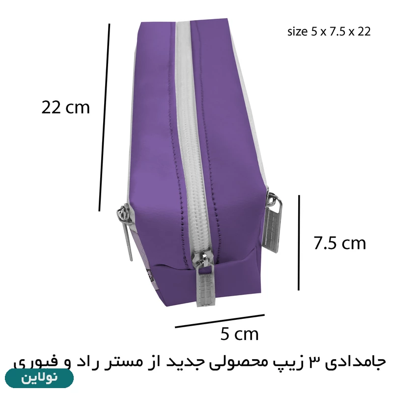 قیمت و خرید جامدادی 3 زیپ مستر راد طرح تولد کرومی کد 2768 | نولاین