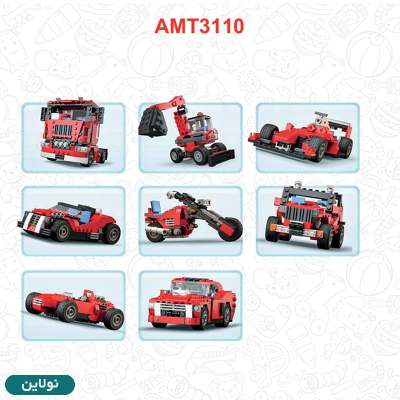 قیمت و خرید لگو ماشین 23 مدله سری Architect آوا کد AMT 3110 | نولاین