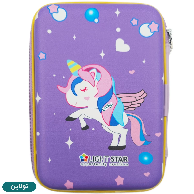 قیمت و خرید جامدادی کتابی برجسته سایز بزرگ طرح پونی Pony لایت استار | نولاین قیمت و خرید جامدادی کتابی برجسته سایز بزرگ طرح پونی Pony لایت استار | نولاین