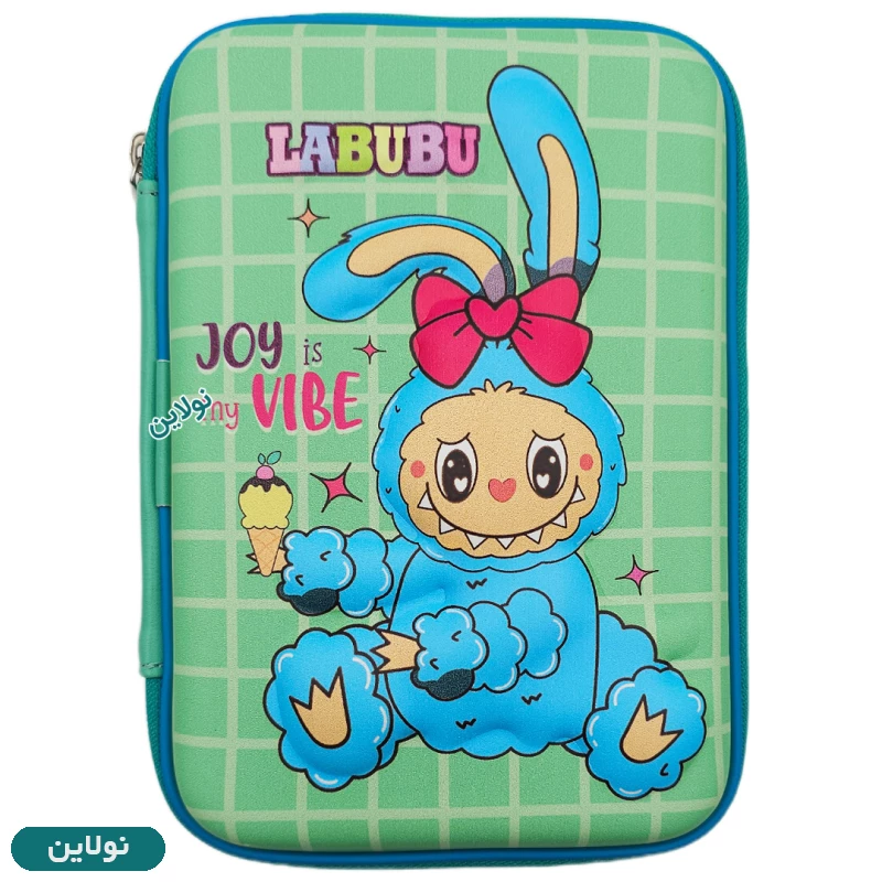 قیمت و خرید جامدادی کتابی 2 زیپ برجسته سایز بزرگ طرح لبوبو Labubu لایت استار | نولاین قیمت و خرید جامدادی کتابی 2 زیپ برجسته سایز بزرگ طرح لبوبو Labubu لایت استار | نولاین
