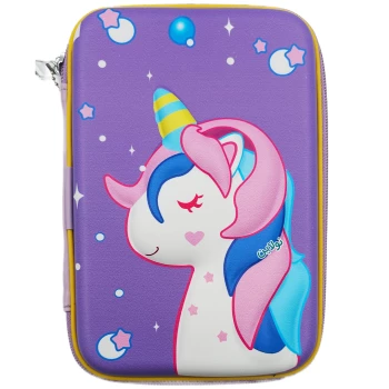 جامدادی کتابی برجسته سایز بزرگ طرح پونی Pony لایت استار | نولاین