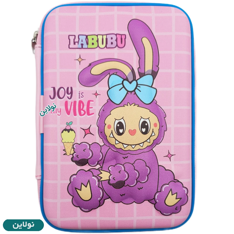 قیمت و خرید جامدادی کتابی 2 زیپ برجسته سایز بزرگ طرح لبوبو Labubu لایت استار | نولاین قیمت و خرید جامدادی کتابی 2 زیپ برجسته سایز بزرگ طرح لبوبو Labubu لایت استار | نولاین