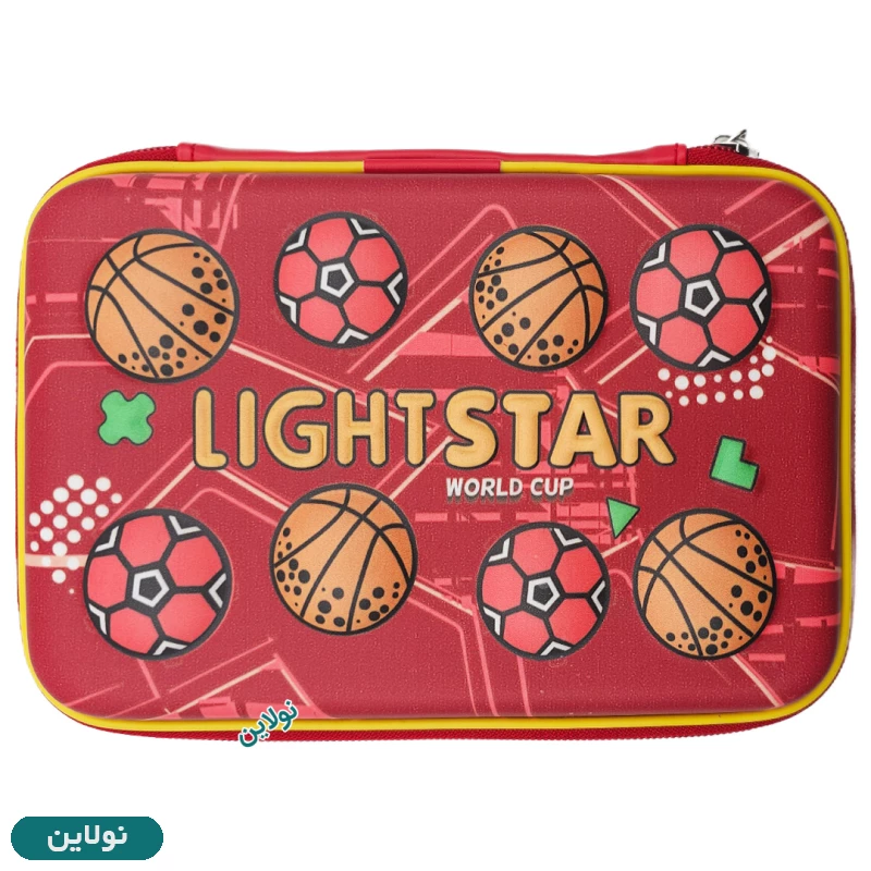 قیمت و خرید جامدادی کتابی 2 زیپ برجسته سایز بزرگ طرح توپ فوتبال FootBall لایت استار | نولاین قیمت و خرید جامدادی کتابی 2 زیپ برجسته سایز بزرگ طرح توپ فوتبال FootBall لایت استار | نولاین