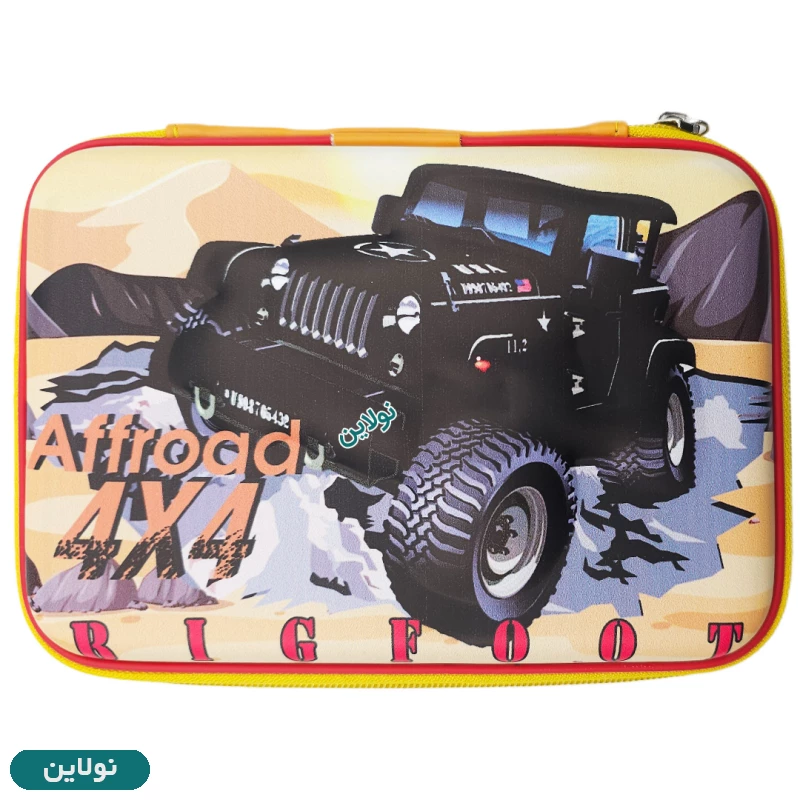 قیمت و خرید جامدادی کتابی برجسته سایز بزرگ طرح ماشین آفرود Offroad لایت استار | نولاین قیمت و خرید جامدادی کتابی برجسته سایز بزرگ طرح ماشین آفرود Offroad لایت استار | نولاین