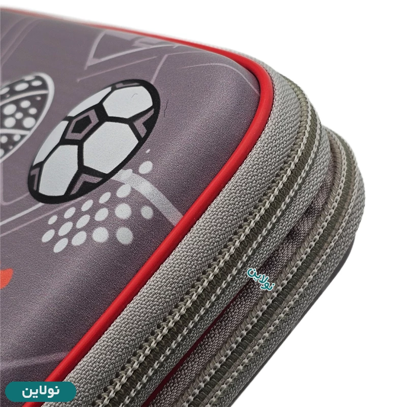 قیمت و خرید جامدادی کتابی 2 زیپ برجسته سایز بزرگ طرح توپ فوتبال FootBall لایت استار | نولاین قیمت و خرید جامدادی کتابی 2 زیپ برجسته سایز بزرگ طرح توپ فوتبال FootBall لایت استار | نولاین