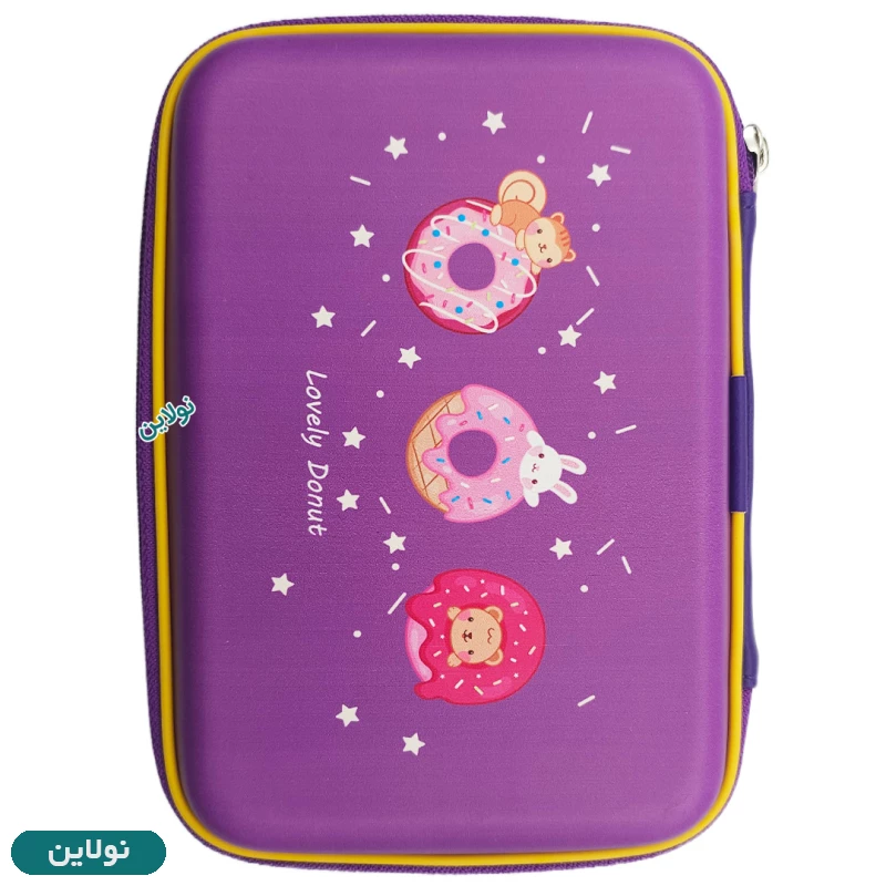 قیمت و خرید جامدادی کتابی برجسته سایز بزرگ طرح دونات Lovely Donut لایت استار | نولاین قیمت و خرید جامدادی کتابی برجسته سایز بزرگ طرح دونات Lovely Donut لایت استار | نولاین