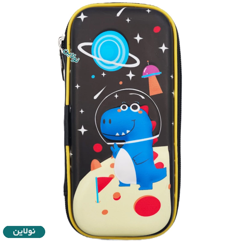 قیمت و خرید جامدادی کتابی برجسته سایز کوچک طرح دایناسور فضایی Space Dinosaur لایت استار | نولاین قیمت و خرید جامدادی کتابی برجسته سایز کوچک طرح دایناسور فضایی Space Dinosaur لایت استار | نولاین