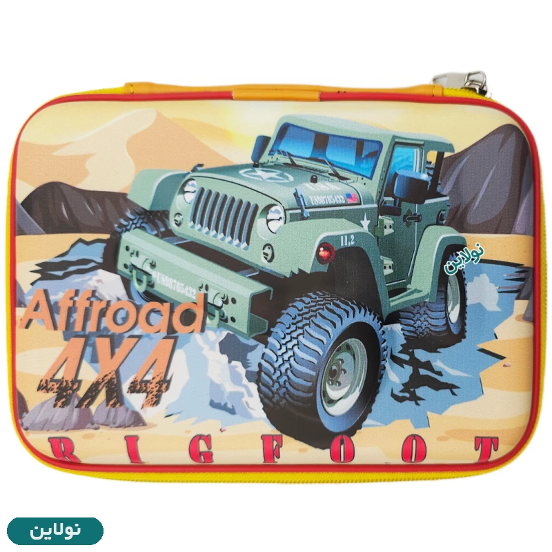 قیمت و خرید جامدادی کتابی برجسته سایز بزرگ طرح ماشین آفرود Offroad لایت استار | نولاین قیمت و خرید جامدادی کتابی برجسته سایز بزرگ طرح ماشین آفرود Offroad لایت استار | نولاین
