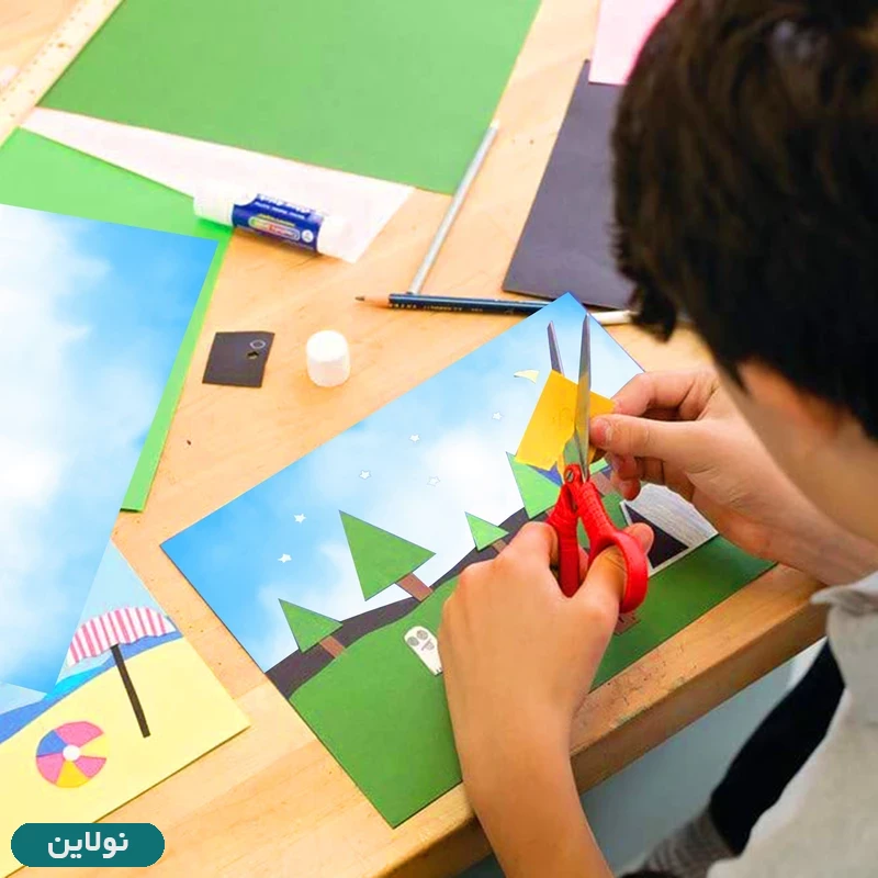 قیمت و خرید کاغذ رنگی مدل ابر و باد مستر راد بسته 40 عددی کد 1444 | نولاین